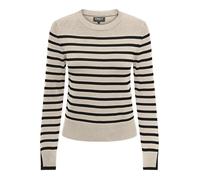 ONLY Pull-over 'ONLKalana' gris clair / noir, Taille L