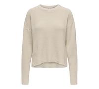 ONLY Pull-over femme ONLLuna col rond beige Taille L