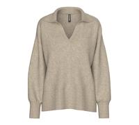 Pull femme Pieces Malou Gris 2XL