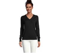 Pull femme - Sol's - Sullivan - Noir profond - Col V - 50% laine mérinos - Taille M XL