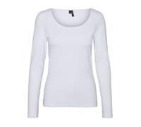 Pull Femme - Vero Moda - vmmaxi my soft - Col rond - Manches longues - Blanc lumineux S