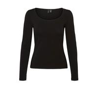 Pull Femme - Vero Moda - vmmaxi my soft - Noir - Col Arrondi - Manches Longues S