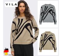 Pull Femme VILA Motif Abstrait et Design Moderne