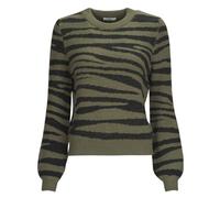 JDY Pull-over 'Lorraine' olive / noir, Taille M
