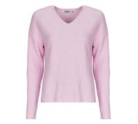 Only Pull col V Camilla femme manches longues Rose XS