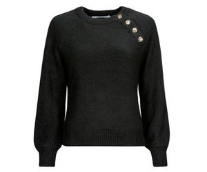 Pull femmes Only ONLEMMA LS BUTTON ONECK KNT Noir EU XS