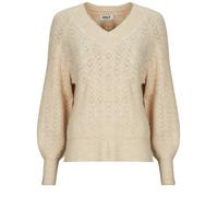 Pull femmes Only ONLLUCILLA LS GLITTER Beige EU XL