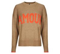 Pull femmes Only ONLNEW AMOUR Marron EU M