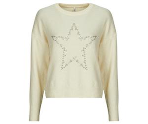 Pull femmes Only ONLRENATA Beige EU M