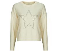 Pull femmes Only ONLRENATA Beige EU XS
