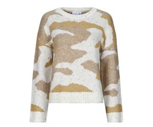 Pull femmes Vila VIJEMMA Beige EU L