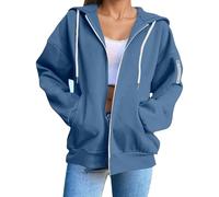 Pull femmeSweat à Capuche féminin Tendance Automne-Hiver imprimé Lettres Sportive Manches Longues Coupe Confortable et éthique Parfait pour Un Usage Quotidien (XL)