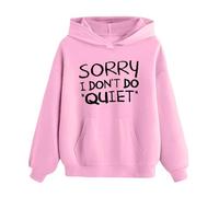 Pull Fille 14 Ans Sweatshirt à Capuche Graphique, Haut Manches Longues Doux, Vêtement Confortable, Hoodie Enfant Décontracté(6-7 Years)