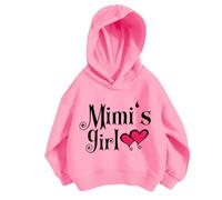 Pull Fille 14 Ans Sweatshirt à Capuche Lettres Tendance, Haut sans Poche Confortable, Vêtement Sport Hiver, Hoodie Décontracté Fille(5-6 Years)