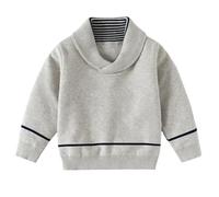 Pull Fille Col Rond, Pull Enfant 8 Ans Garçon, Confort Hiver Chaud Col Rond Tricot Pullover Grande Taille Manches Longues Mode Et Loisirs Hauts pour Enfant Coupe Ample Basique Respirant Sweatshirts