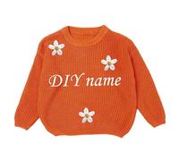 Pull Fille Hiver,Cardigan à Manches Longues Et Col Ras du Cou pour BéBé Et Fille