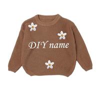 Pull Fille Hiver,Cardigan à Manches Longues Et Col Ras du Cou pour BéBé Et Fille