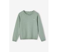 VERTBAUDET Pull Basics Fille Vert de Gris 12A