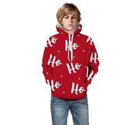 Pull Fille- Sweat De NoëL Sweat à Capuche Imprimé en 3D avec Sapin De NoëL Et PèRe NoëL Collection NoëL Et Filles. Un Haut Mignon Et Confortable. FêTes Quotidien Sorties CéLéBrations