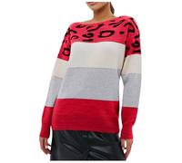Pull Fin Femme Manche Longue Pull Polaire Grande Taille, Vetement Chaud Hiver, Cardigan à Clip Motif LéOpard Bloc De Couleur DéContracté Superposé éLéGant en Tricot éPais