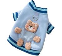 Pull for Chien Flocon De Neige Vêtements d'hiver - Robes De Chien De Noël Pull en Tricot Chaud, Costume De Noël Mignon for Petits Chiens Chiots(A,M)
