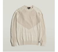 Pull - G-STAR - 3D Biker - Crème - XL - Homme XL