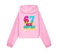 Pull GarçOn,Sweat Capuche Enfant,Sweat à Capuche Court pour Filles avec imprimé Tendance, idéal pour Les vêtements décontractés et Les activités de Plein air. (13-14 Years)