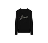 Pull Georgia Ã logo et col rond femme Guess Noir XL