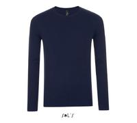 Pull Glory Homme French Marine - SOL'S - L - Col roulé - Coupe ajustée - Emmanchures à diminutions