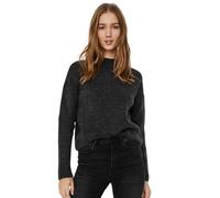 Pull gris pour femme Vero Moda Molina avec demi-col roulé L