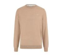 Guess - Daniel CN LS Basic Sweater - Homme - Pulls - Beige - Taille: M