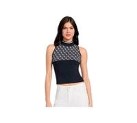 Pull Guess Femme Signature Noir Synthétique M