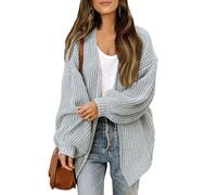 Pull Halloween Femme Large Adulte Grosse Élégant Angora À Islandais Christmas Capuche Veste Polaire Tenue Pull Col V Femme Maigrir Manches Jacquard Laine Sweat de Noel Gris Clair XXL