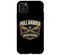 Pull Harder Dream Bigger Rowing Crew Slogan de l'équipe d'aviron Coque pour iPhone 11 Pro Max