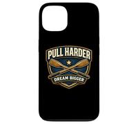 Pull Harder Dream Bigger Rowing Crew Slogan de l'équipe d'aviron Coque pour iPhone 13