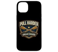 Pull Harder Dream Bigger Rowing Crew Slogan de l'équipe d'aviron Coque pour iPhone 14 Plus