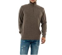 Pull Hiver Barbour Mkn0837 Ol76 Military Marl - BARBOUR - Homme - Beige - Col classique M