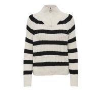 Pull hiver femme - ONLY LICENCE - Leise Birch - Col roulé - Blanc M