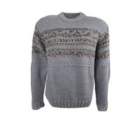Pull homme A&apos col ras du cou Marlboro Classics tricotA&apos Vintage Celeste L