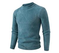 Pull Homme avec Col Noël Blanc Gris Violet Orange Camel Français Roule Mario Portage Sweatshirt Nid Tête Message Meilleur Rock Crew Karl Halloween des