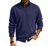 Pull Homme Col Roulé Coton Pilou Ample Cheminée sous Sport Sweats Marin Chic Décontracté Hiver Chaud Thermique À Vetement Marque Doux Grande Taille Mode Sweat À Capuche Homme L