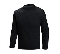 Pull Homme Grande Taille, Sweatshirts Homme Leger, Cardigan Chaude Lâche Simple Classique Décontracté Slim Fit Sweatshirts Automne Et Hiver Tricot À Col Rond Sweat Pull Manches Longues Épaisse