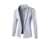 Pull Homme Hiver Chaud - 2023 Nouveau à Manches Longues Mode décontracté Mince Pull Veste Hommes col en V Pull (GY1, XL)