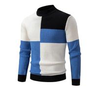 Pull Homme Hiver Chaud, Sweat Pull Homme, Chandail Décontracté Simple Classique Épaisse Manches Longues Sweat Pull À Col Rond Chaude Lâche Automne Et Hiver Sweat-Shirt Loisirs Et Mode Slim Fit