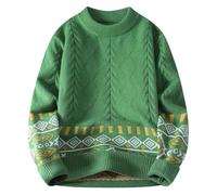 Pull Homme Noel, Ugly Christmas Sweater, Pull d'hiver Manches Longues Chaudes Christmas Jumper Moche Sweat Shirt Décontracté Pulls Chandail Classique Chemise Tricot Basique Pullover Sweaters
