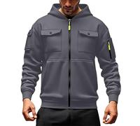 Pull Homme Sweat-Shirt à Capuche Homme Design Classique Et Moderne Poche Kangourou Confortable Cardigan LéGer Tenue DéContractéE Quotidienne