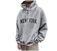 Pull Homme Travail Hoodie Zippe pour Cute Chauffant D'intérieur Hoodies Ete Sweat Homme Marque Sweatshirt Lot Sweat-Shirt Jogging Tee Shirt Manche Longue Gris Clair XL