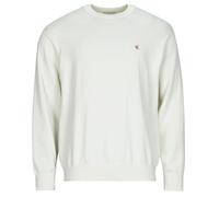 Pull hommes Calvin Klein Jeans EU LS COTTON RELAXED CREWNK SWEA Blanc EU L