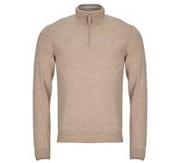 Gant Superfine Lambswool Half Zip Sweater Marron S Homme