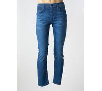 pull in jeans homme de couleur bleu